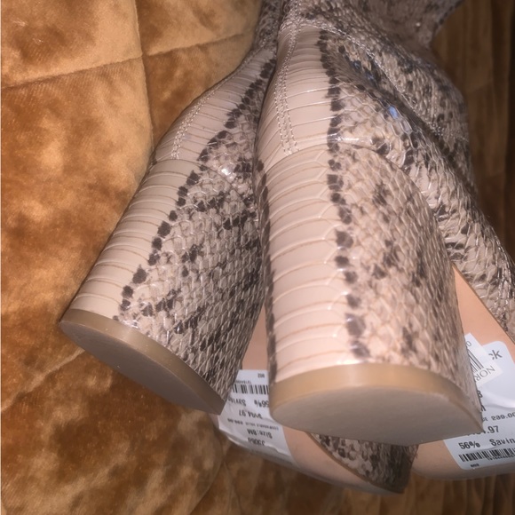 NWOB Louise et. Cie Vayna Over-the-knee Snake Boots - Picture 9 of 10